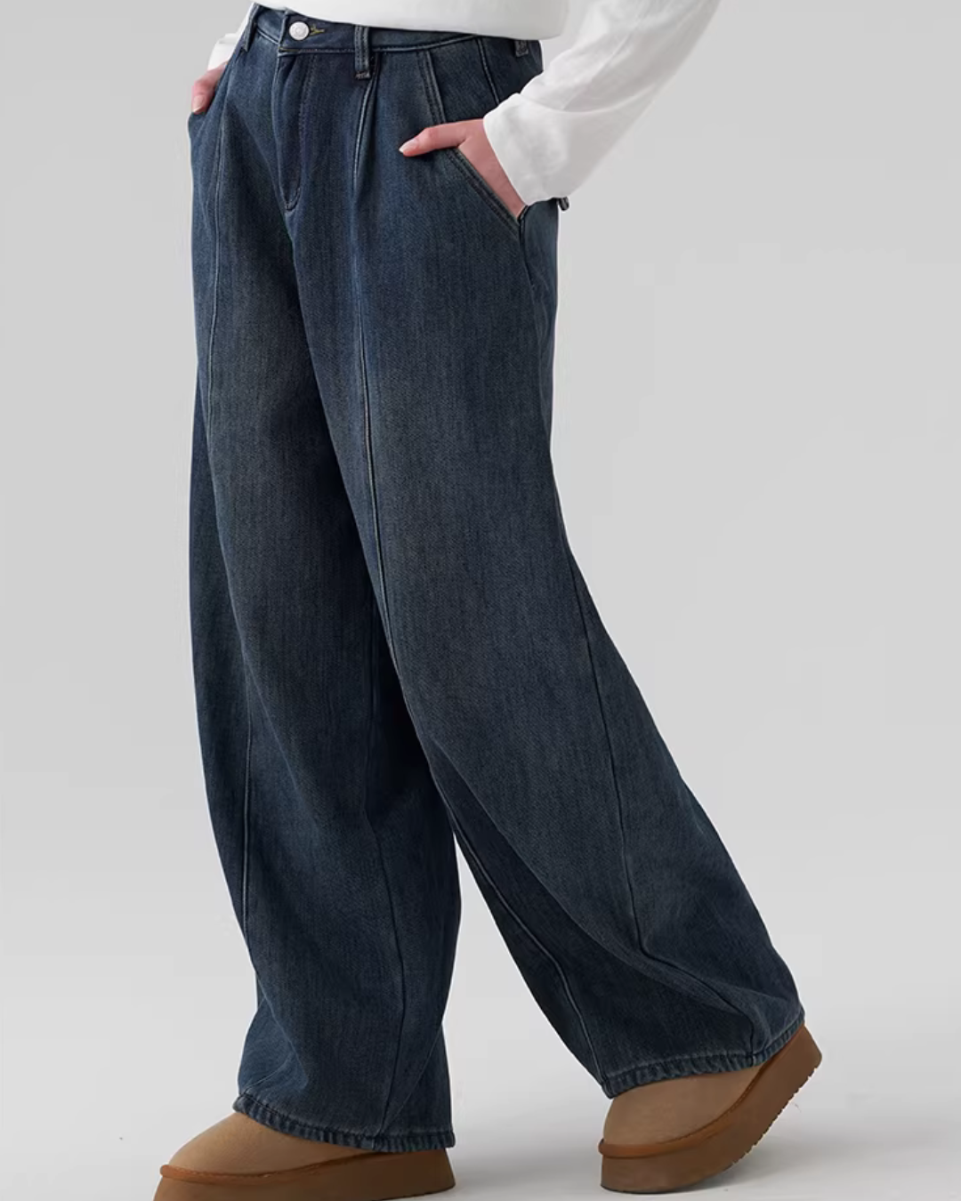 Denim Wide-Leg Pants JIU0032