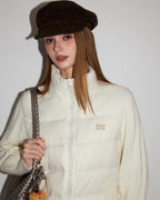 Stand Collar Knit Down Jacket MDB0015