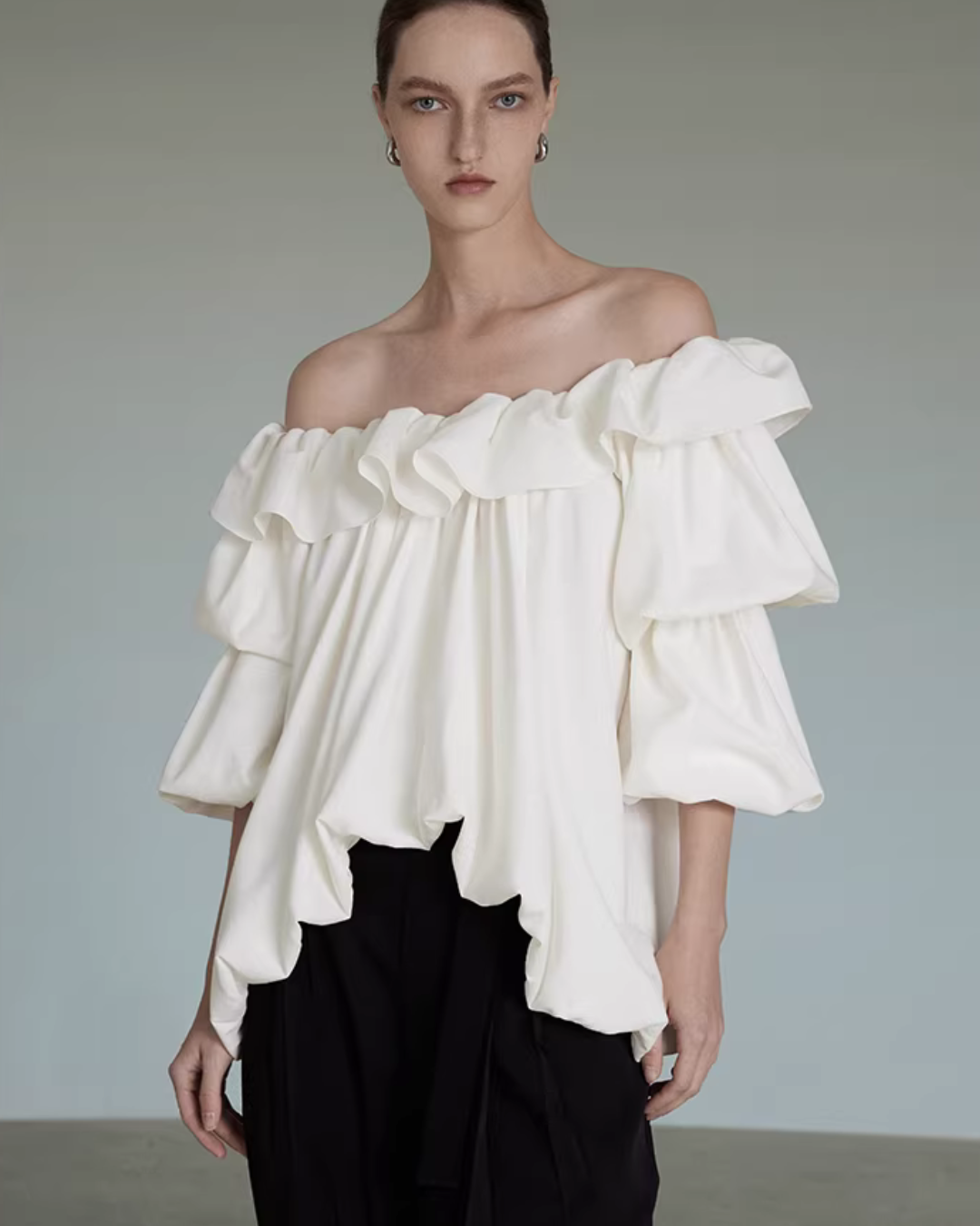 Frilled Off-Shoulder TopUNS0026