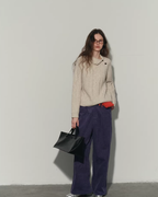 Asymmetrical Loose Cable Knit RLZ0018