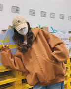 Oversized Zip-Up Hoodie QAZ0030