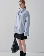 Bow Tie Striped Shirt JIU0016