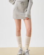 Sweatshirt Long-Sleeve Top / Mini Skirt JIU0025