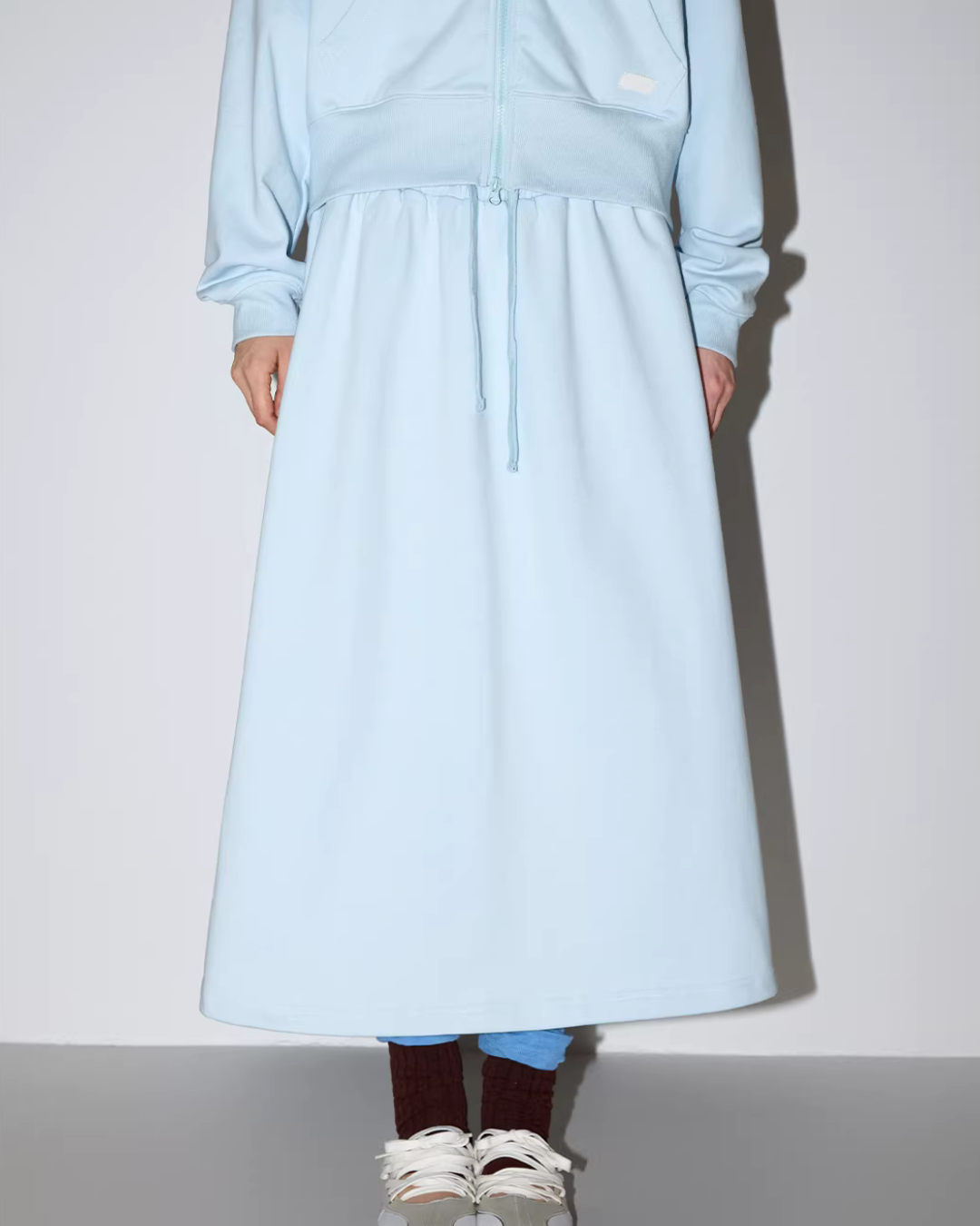 Sports Zip Hoodie / Half-Length Skirt MDB0029