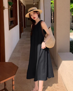 Sleeveless Long Dress QAZ0095