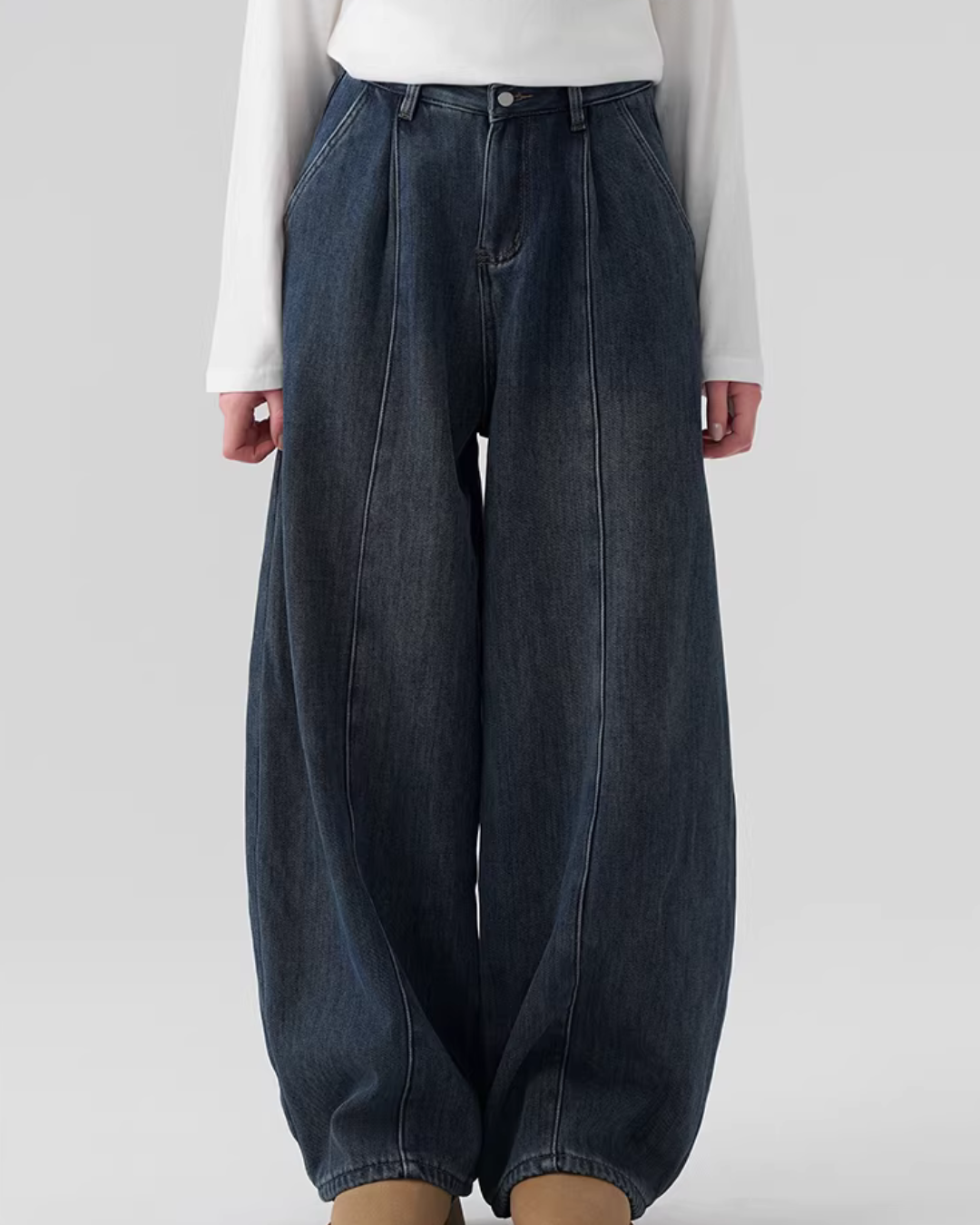 Denim Wide-Leg Pants JIU0032