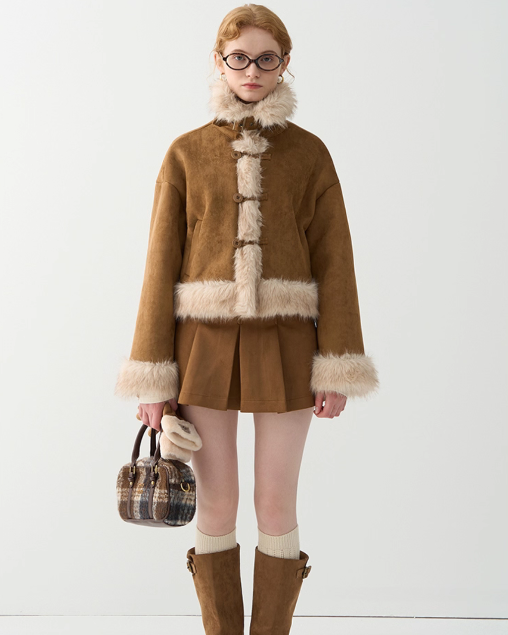 Faux Mouton Jacket JIU0010