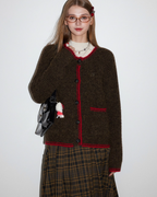 Round Neck Knit Cardigan MDB0011