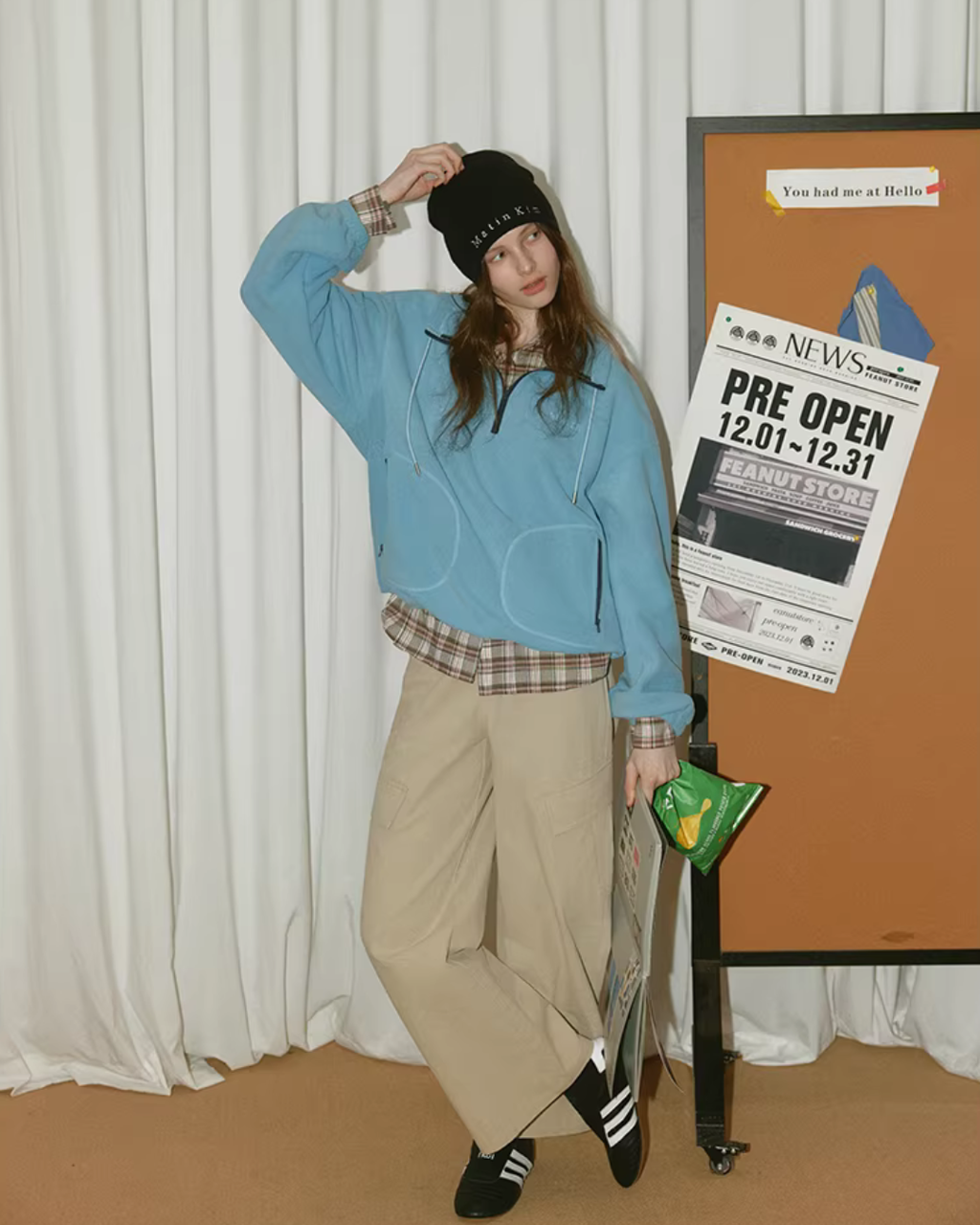 Half-Zip Fleece Top RLZ0016