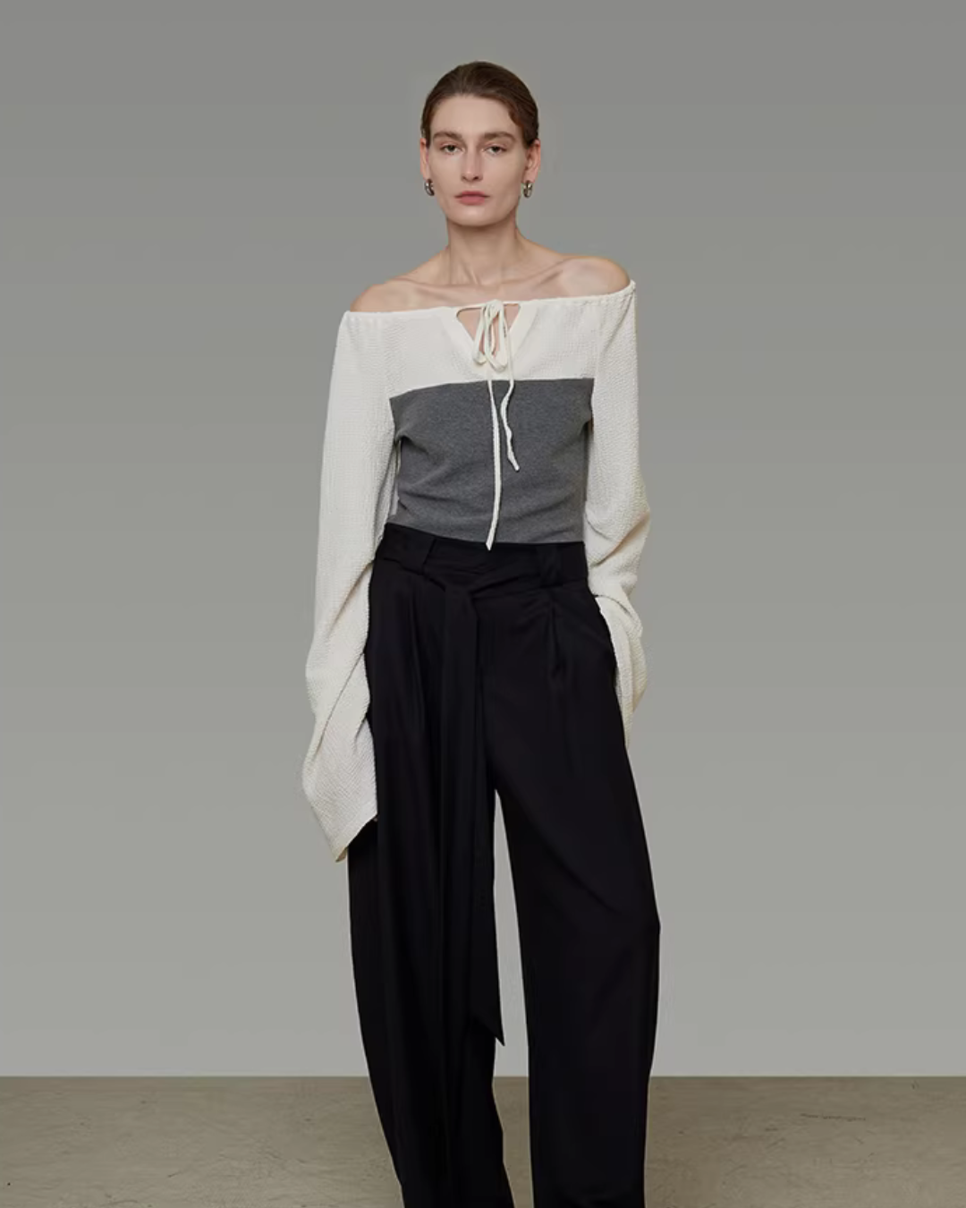 V-Neck Versatile Stylish Top UNS0033