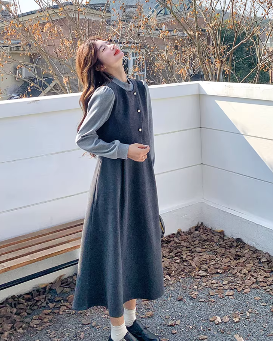 Long-sleeve tops / Vests / Long skirts QAZ0038