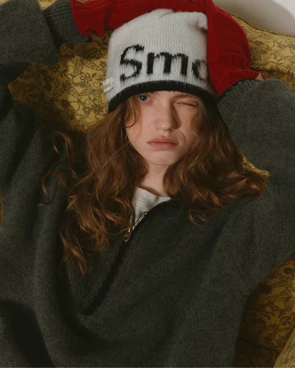 Half-Zip Hooded Knit RLZ0003