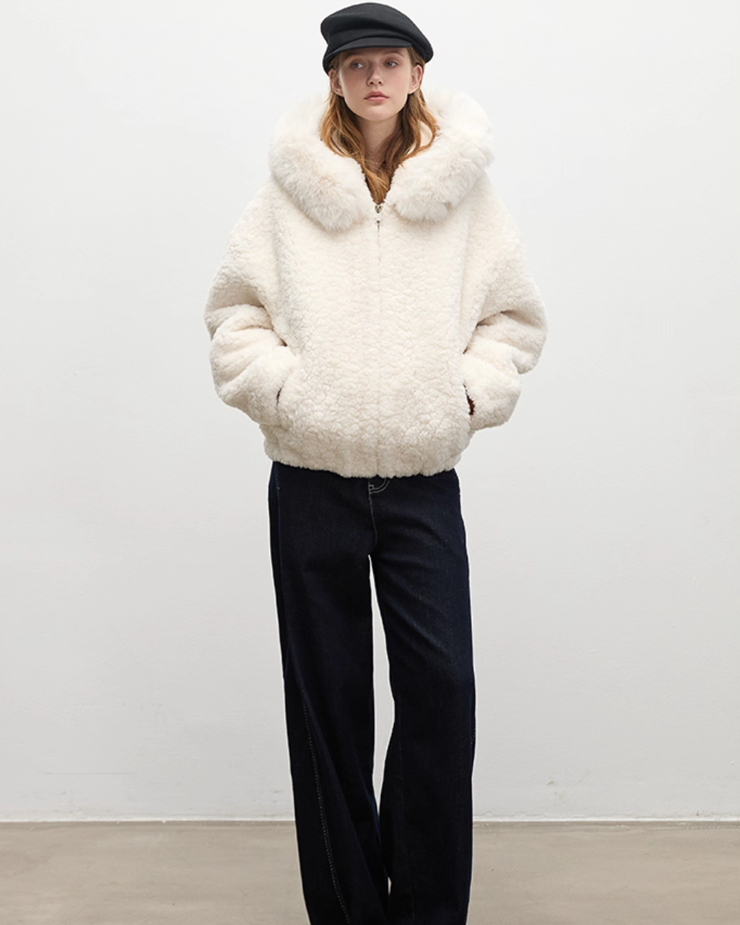Fur Hood Fluffy Jacket BBG0001