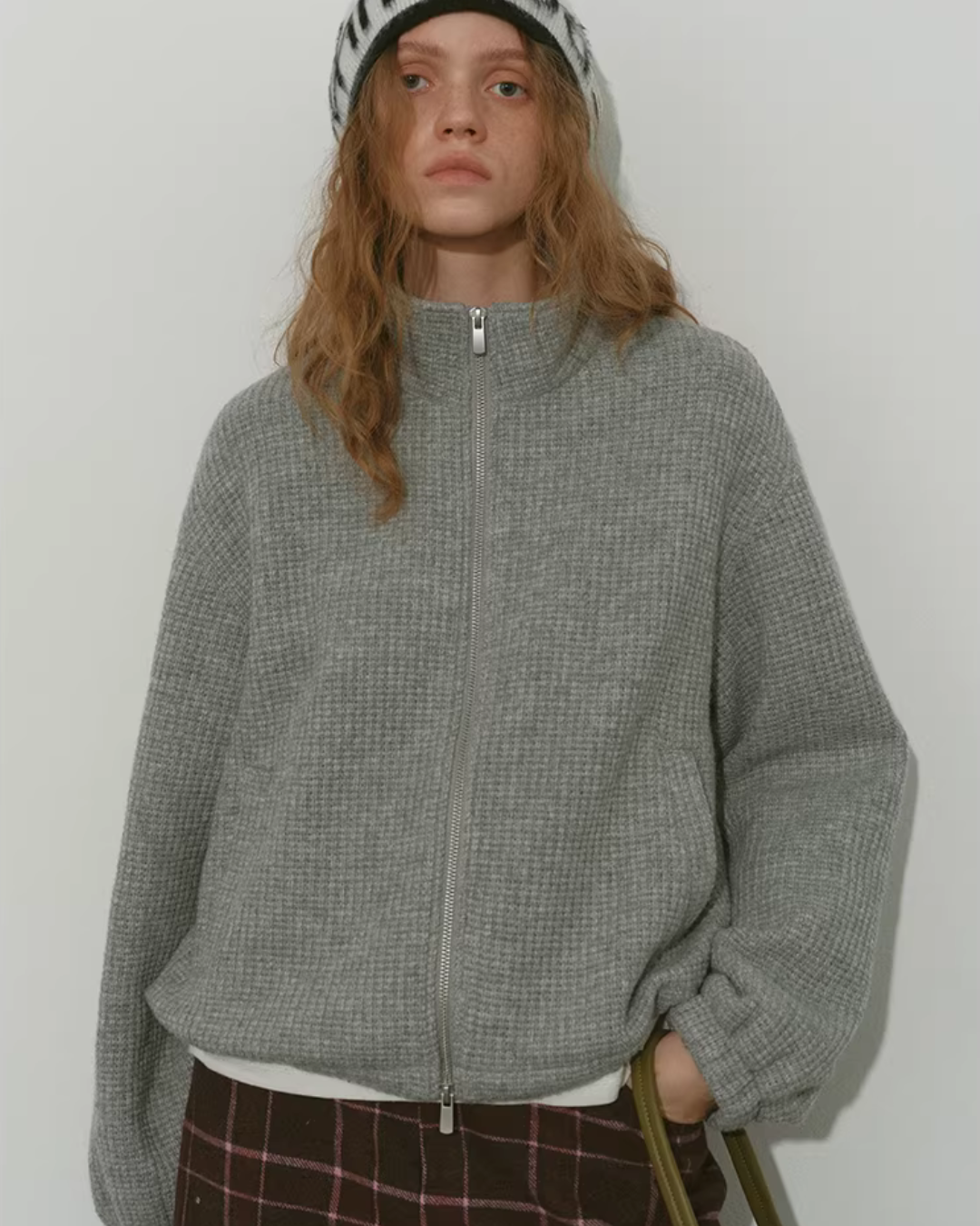 Loose Double-Zip Jacket / Wide Pants RLZ0019