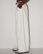 Relaxed Curved Slacks Pants MDB0010