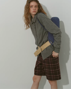 Wool Half-Turtleneck Knit Cardigan RLZ0013