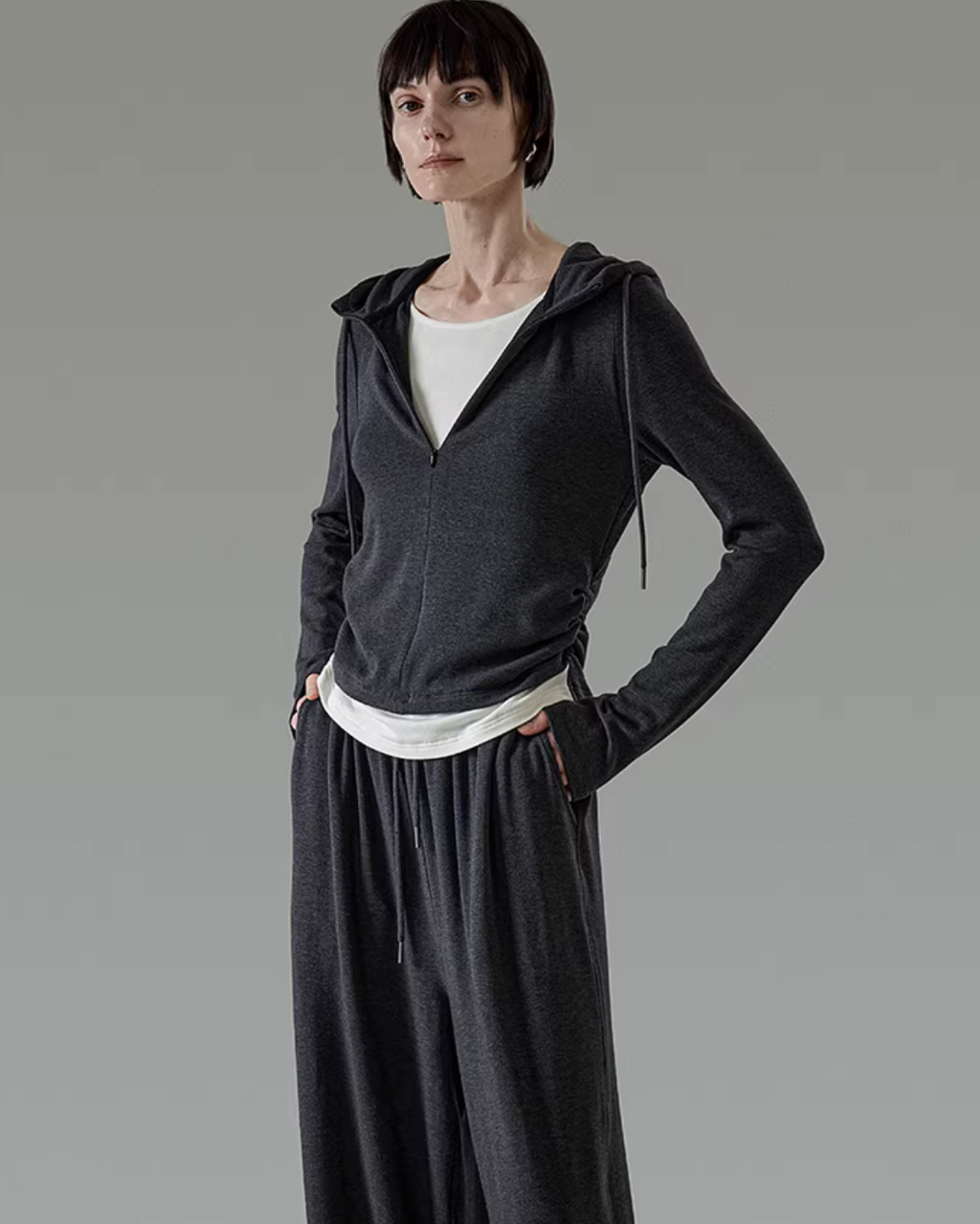 Loose Slim Hoodie / Casual Pants / Long Skirt UNS0005