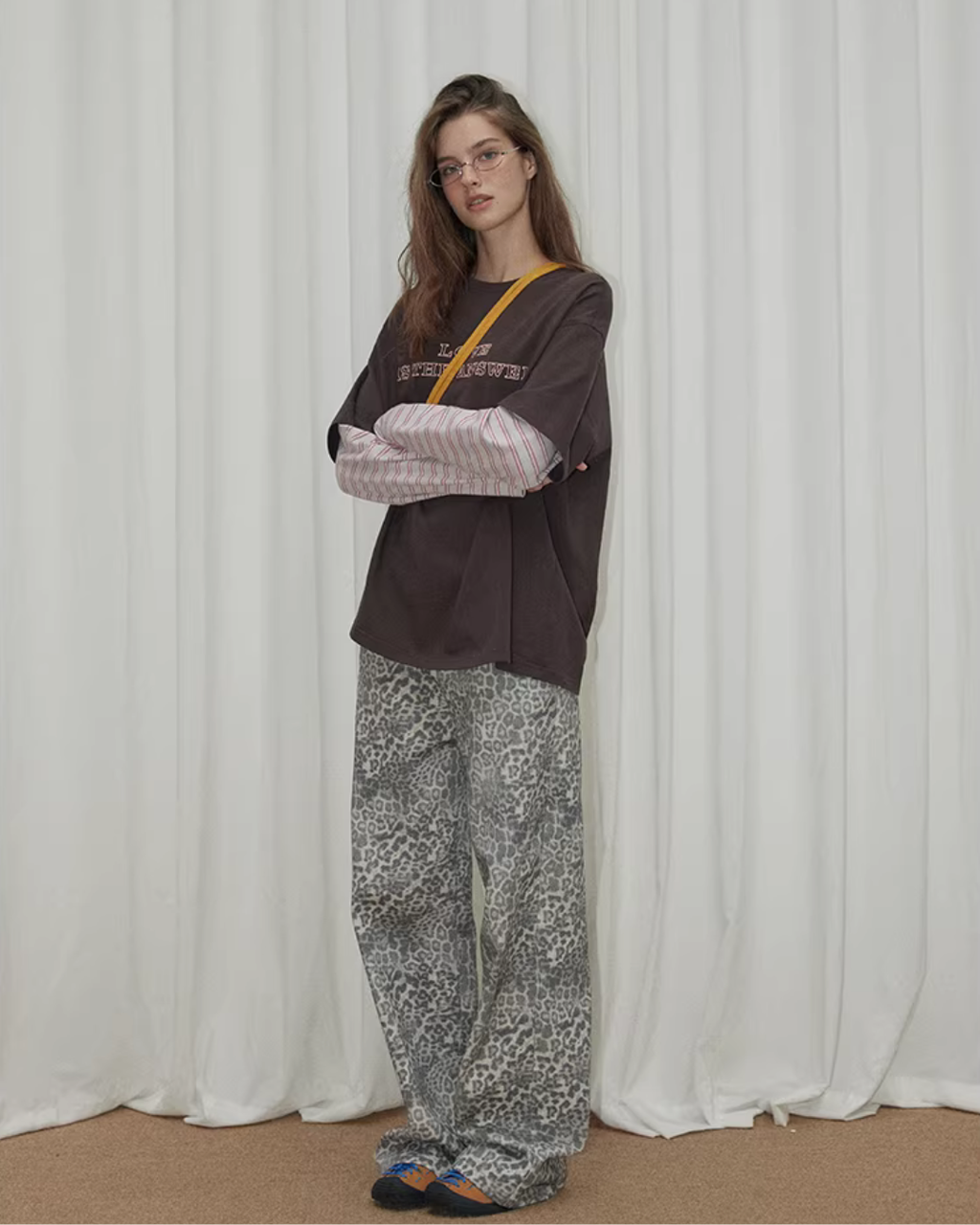 Leopard Wide Pants RLZ0010