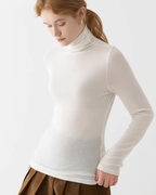 High Neck Long Sleeve Top JIU0040