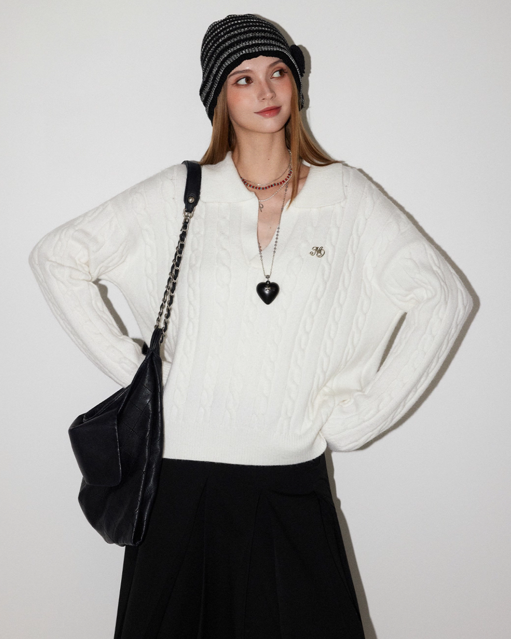 Cable Knit Top MDB0019