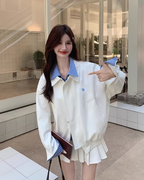 Check Fake Layered Jacket QAZ0070