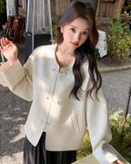 No-Collar Chinese Style Jacket QAZ0019