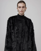 Fur Mid-Length Coat UNS0003