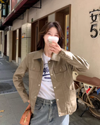 Retro Short Leather Jacket QAZ0039