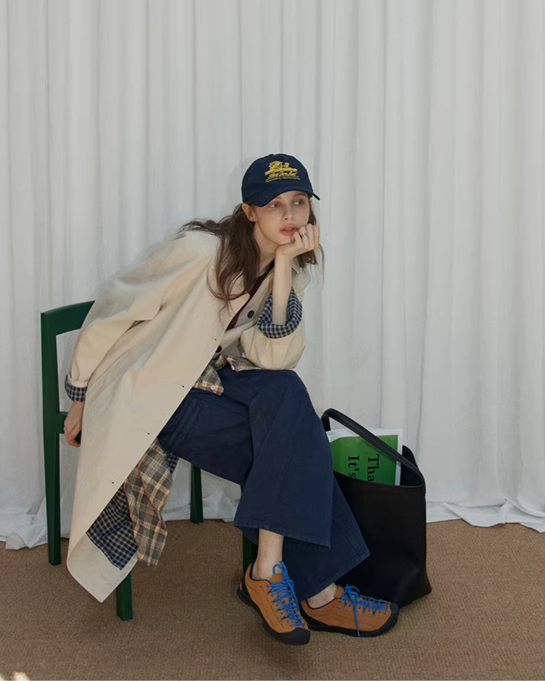 Retro Blue Wide Denim Pants RLZ0009