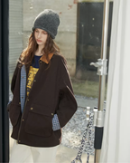 Plaid Patchwork Loose Jacket RLZ0011