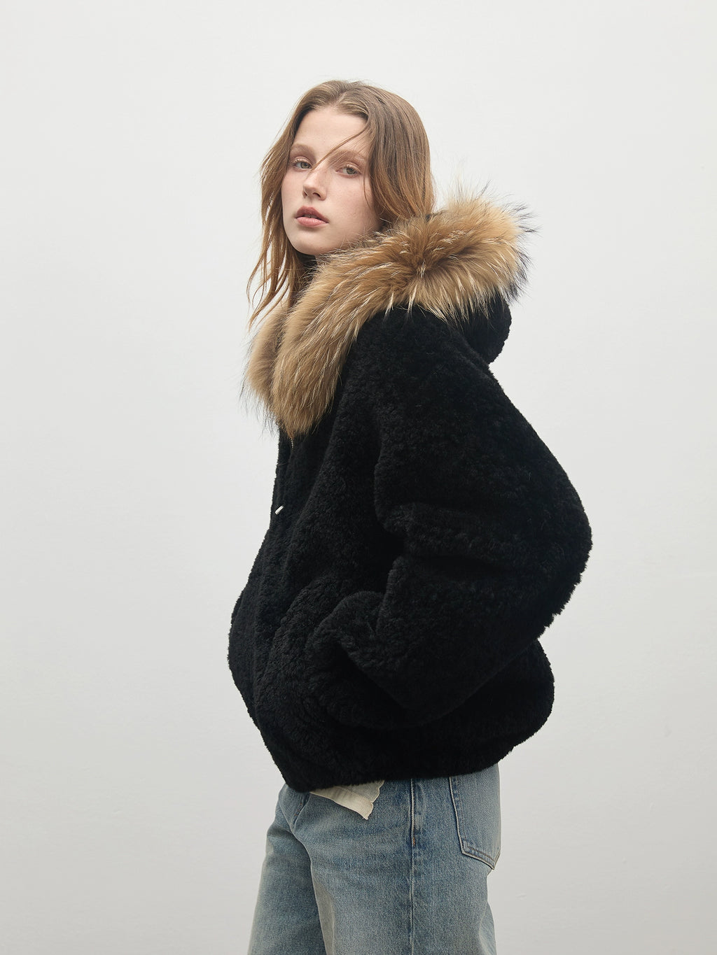 Fur Hood Fluffy Jacket BBG0001