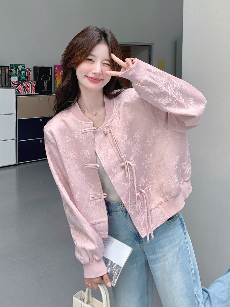 Chinese-Style Jacquard Jacket QAZ0008