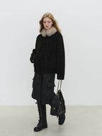 Fur Collar Fluffy Jacket BBG0004