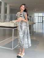 Ink Wash China Dress QAZ0074