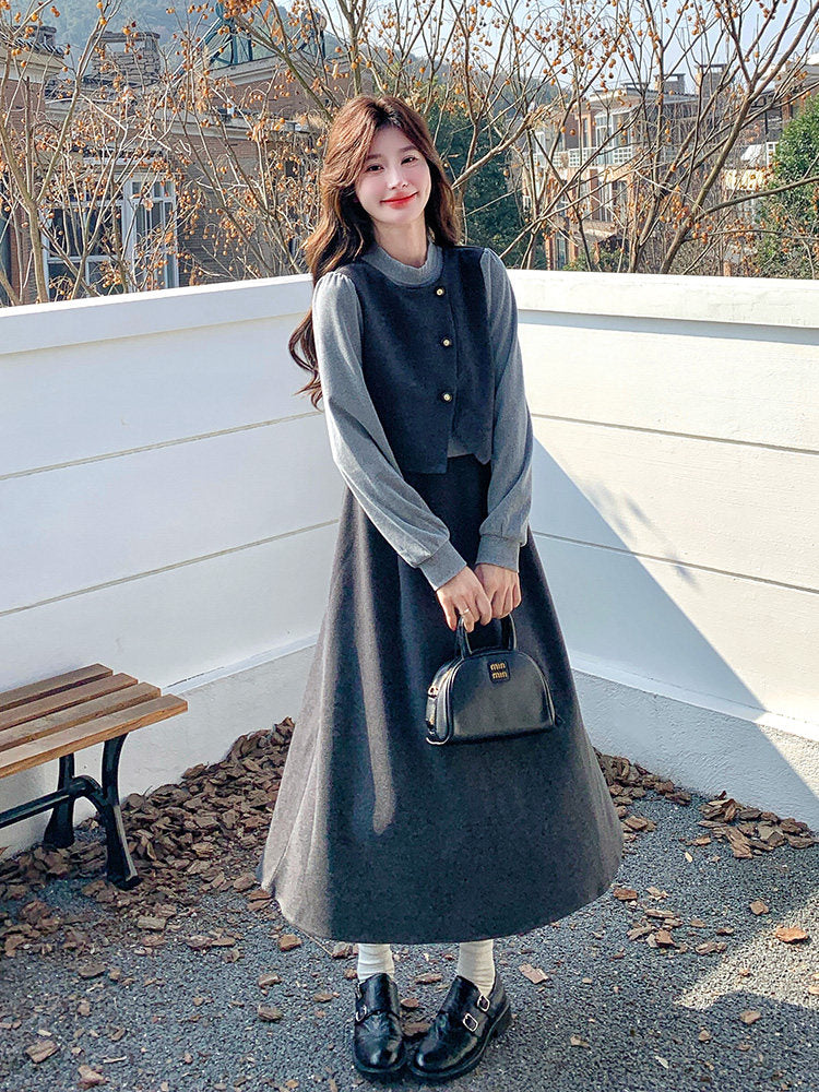 Long-sleeve tops / Vests / Long skirts QAZ0038