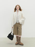 Fur Collar Short Jacket BBG0021