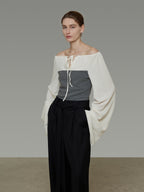 V-Neck Versatile Stylish Top UNS0033