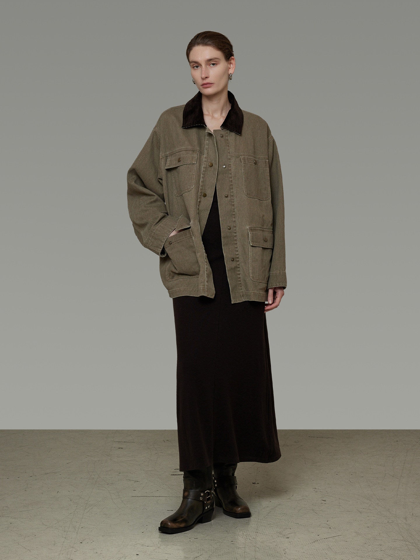 Vintage Denim Jacket UNS0019