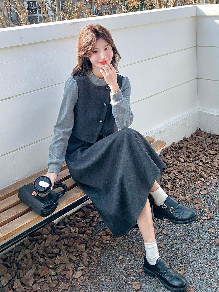 Long-sleeve tops / Vests / Long skirts QAZ0038