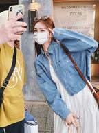 Denim Shirt / Cami Flare Dress QAZ0029