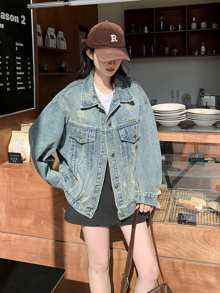 Retro Wash Denim Jacket QAZ0079