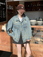 Retro Wash Denim Jacket QAZ0079