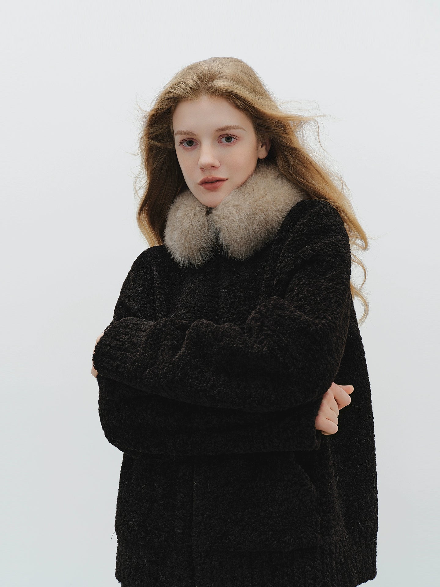 Fur Collar Fluffy Jacket BBG0004