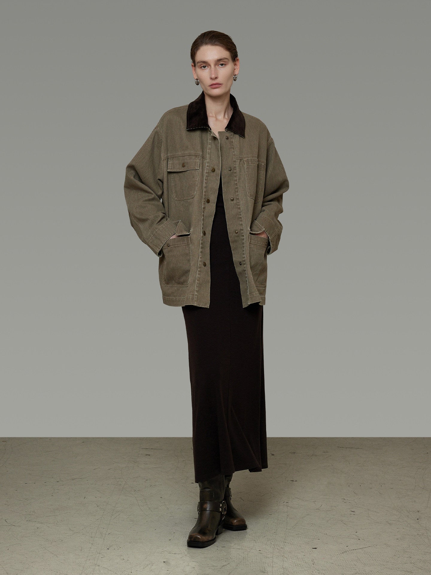 Vintage Denim Jacket UNS0019