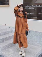 Retro Tiered Design Dress QAZ0057