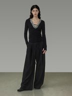 Wide-Leg Pants  UNS0009