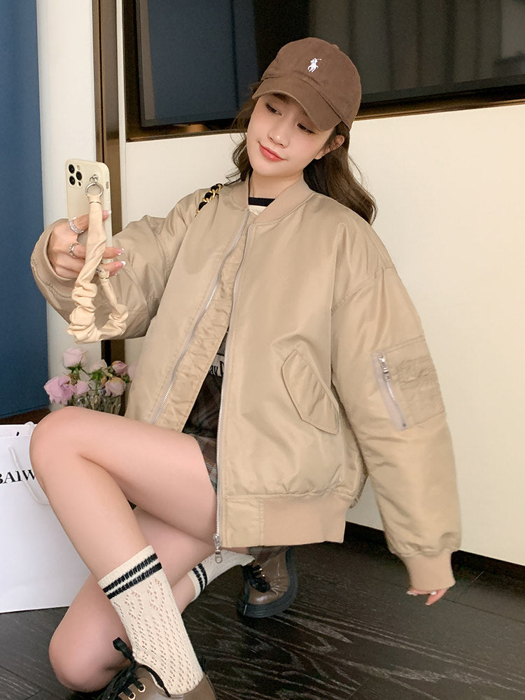 Oversized Nylon MA-1 Blouson QAZ0034