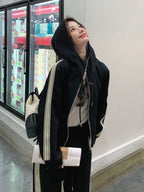 Side Line Zip-Up Hoodie / Long Pants QAZ0035