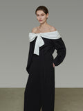 Bow Off-Shoulder Shirt UNS0052