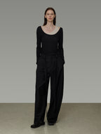 Long-Sleeve Layered Top UNS0010